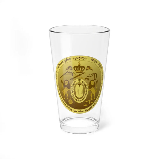 Coat of arms of Kingdom of Kartli-Kakheti - Pint Glass 16oz-16oz-Go Mug Yourself