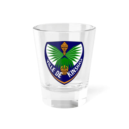 Coat of arms of Kinshasa (Congo) (Coat of Arms) Shot Glass 1.5oz 1.5oz - Go Mug Yourself