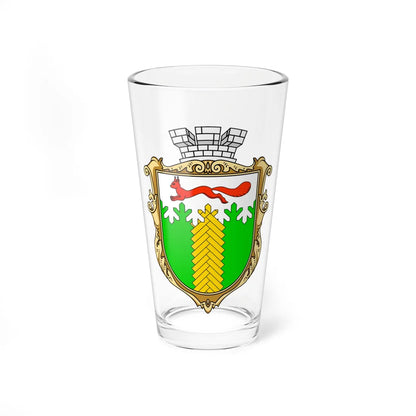 Coat of arms of Kivertsi (Ukraine) (Coat of Arms) Pint Glass 16oz 16oz - Go Mug Yourself