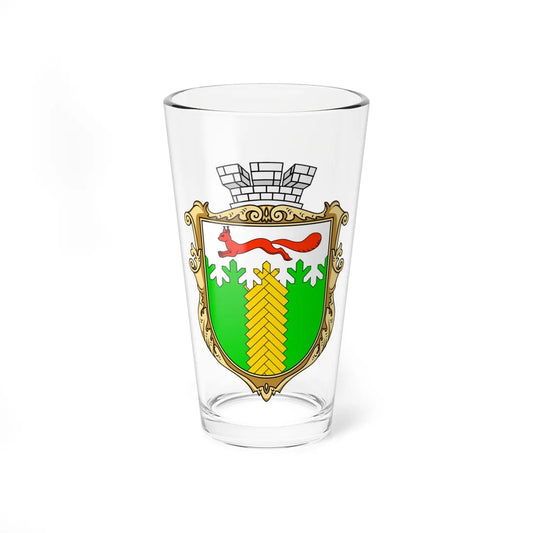 Coat of arms of Kivertsi (Ukraine) (Coat of Arms) Pint Glass 16oz 16oz - Go Mug Yourself