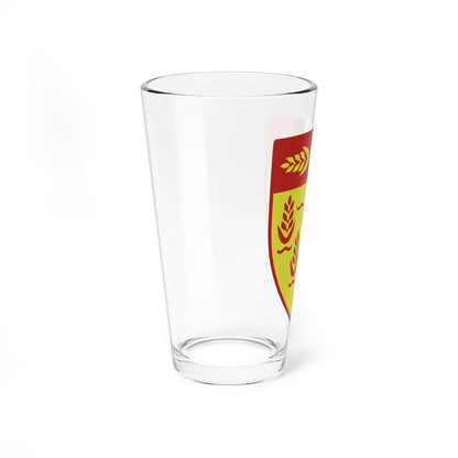 Coat of arms of Kočani Municipality (North Macedonia) (Coat of Arms) Pint Glass 16oz - Go Mug Yourself