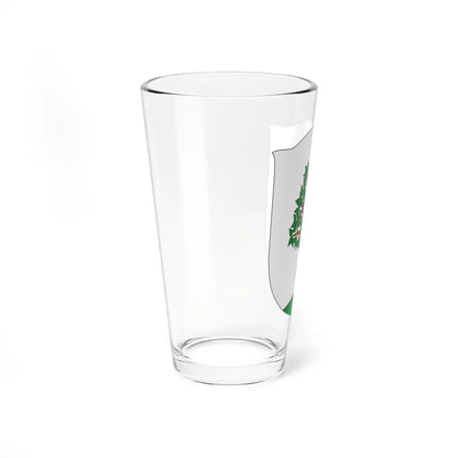 Coat of arms of Koekelberg escutcheon (Belgium) (Coat of Arms) Pint Glass 16oz - Go Mug Yourself