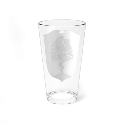 Coat of arms of Koekelberg escutcheon (Belgium) (Coat of Arms) Pint Glass 16oz - Go Mug Yourself