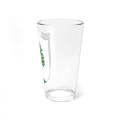 Coat of arms of Koekelberg escutcheon (Belgium) (Coat of Arms) Pint Glass 16oz - Go Mug Yourself
