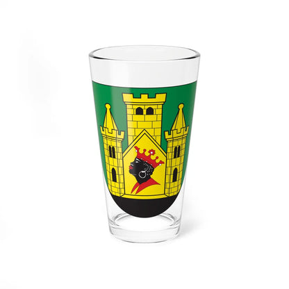 Coat of arms of Škofja Loka alternative version (Slovenia) (Coat of Arms) Pint Glass 16oz 16oz - Go Mug Yourself