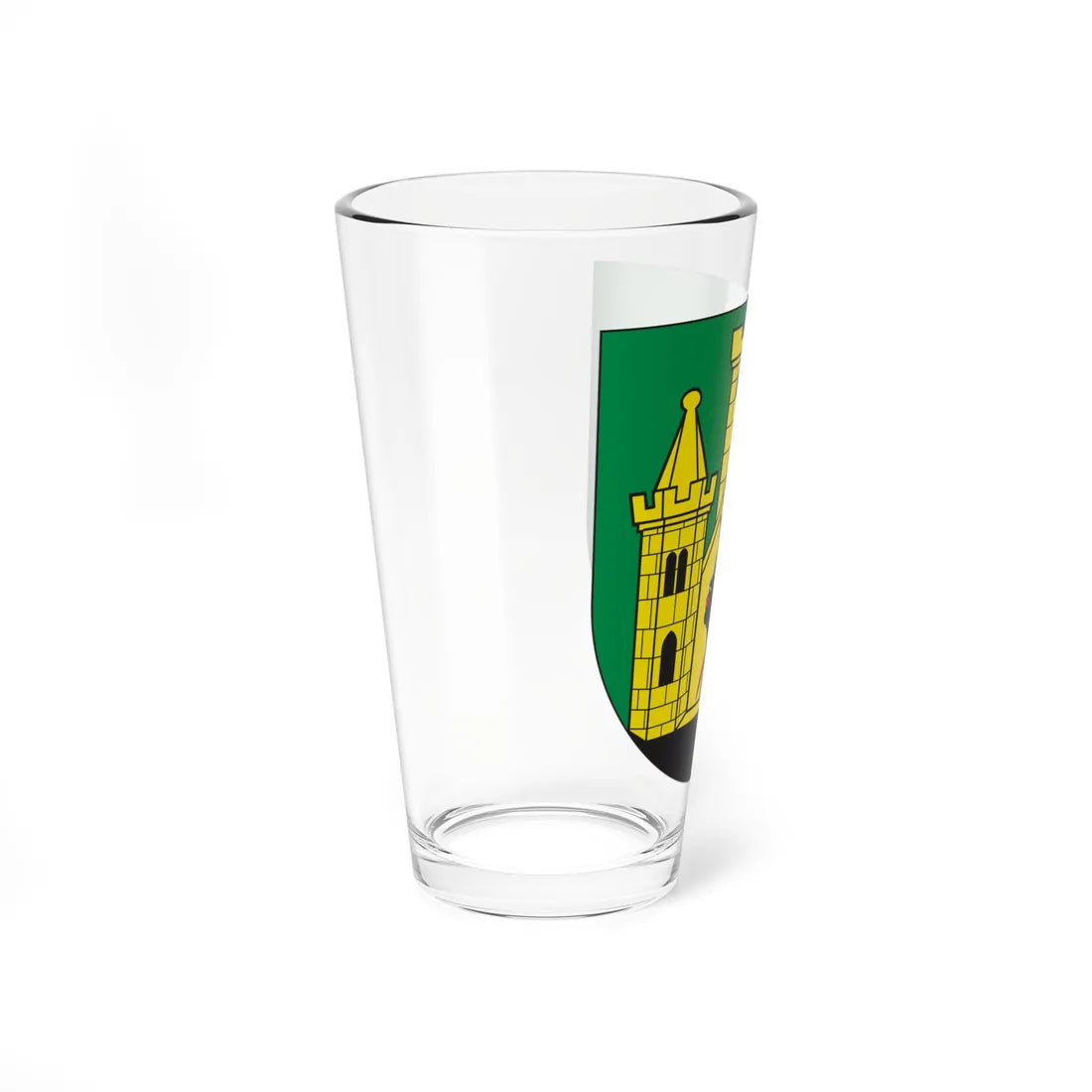 Coat of arms of Škofja Loka alternative version (Slovenia) (Coat of Arms) Pint Glass 16oz - Go Mug Yourself