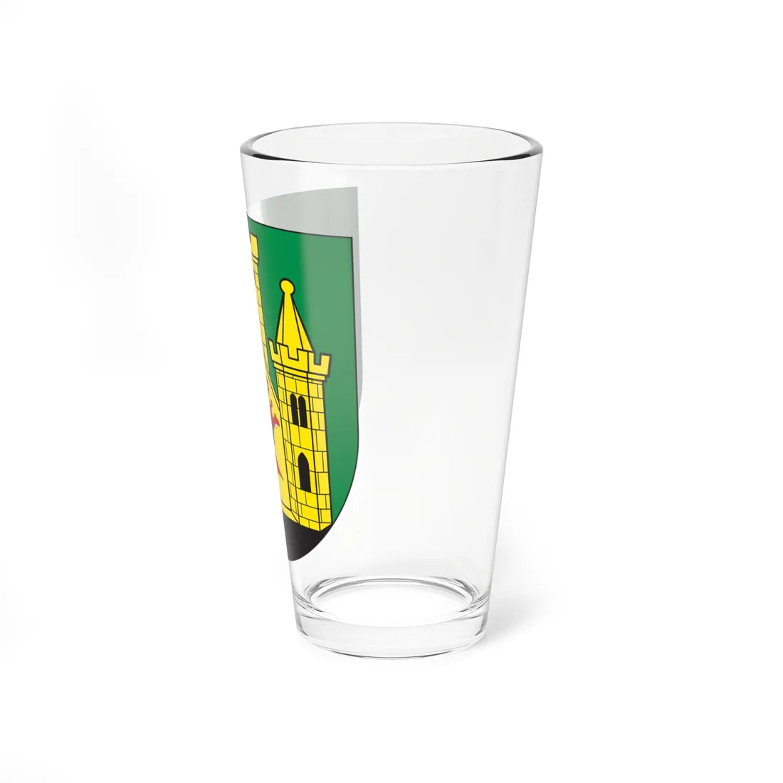 Coat of arms of Škofja Loka alternative version (Slovenia) (Coat of Arms) Pint Glass 16oz - Go Mug Yourself
