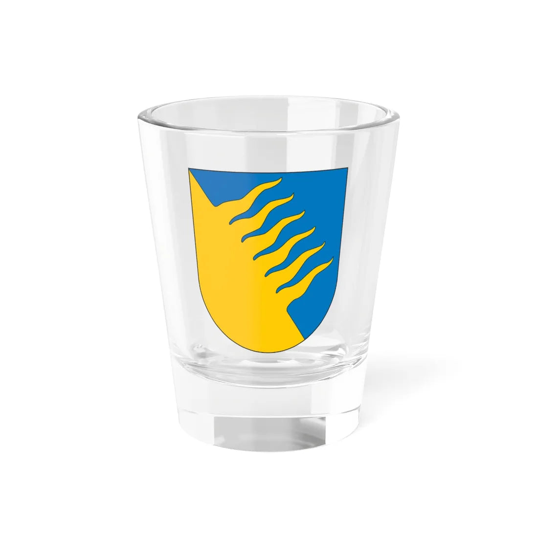 Coat of arms of Kohtla-Jarve (Estonia) (Coat of Arms) Shot Glass 1.5oz 1.5oz - Go Mug Yourself
