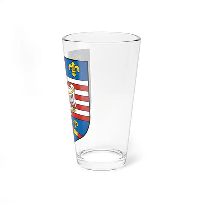 Coat of Arms of Košice (Slovakia) (Coat of Arms) Pint Glass 16oz - Go Mug Yourself