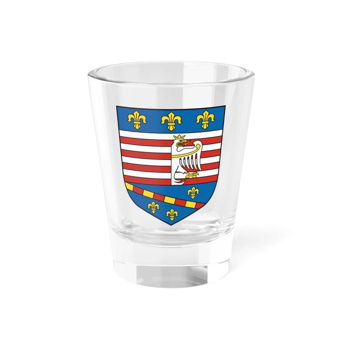 Coat of Arms of Košice (Slovakia) (Coat of Arms) Shot Glass 1.5oz 1.5oz - Go Mug Yourself