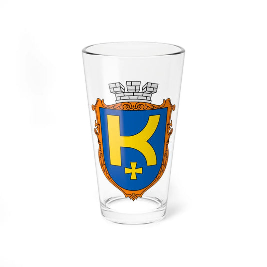Coat of Arms of Komarno (Ukraine) (Coat of Arms) Pint Glass 16oz 16oz - Go Mug Yourself