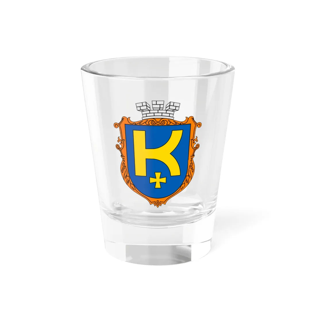 Coat of Arms of Komarno (Ukraine) (Coat of Arms) Shot Glass 1.5oz 1.5oz - Go Mug Yourself