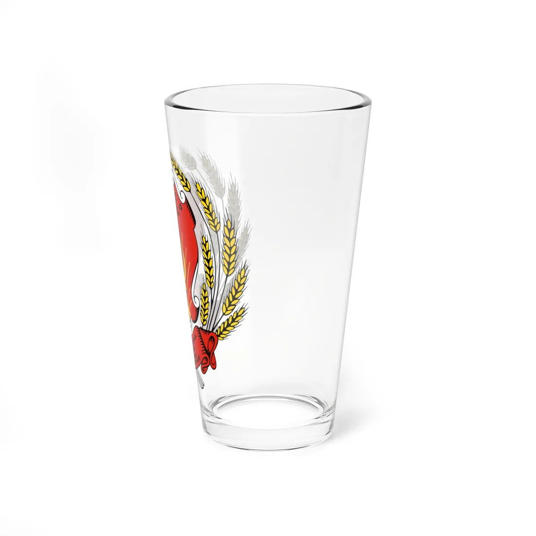 Coat of arms of Komi ASSR 1937-1978 (Russia) (Coat of Arms) Pint Glass 16oz - Go Mug Yourself