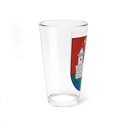Coat of Arms of Komárno (Slovakia) (Coat of Arms) Pint Glass 16oz - Go Mug Yourself