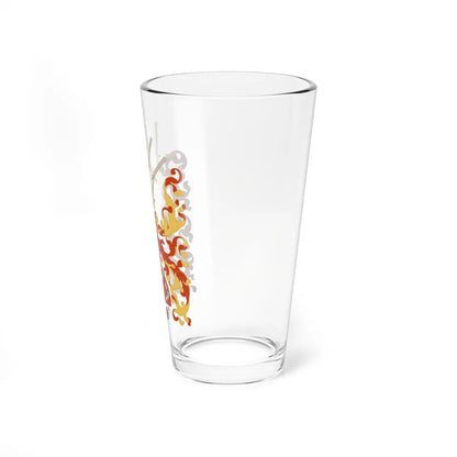 Coat of arms of Kongo (Portugal) (Coat of Arms) Pint Glass 16oz - Go Mug Yourself