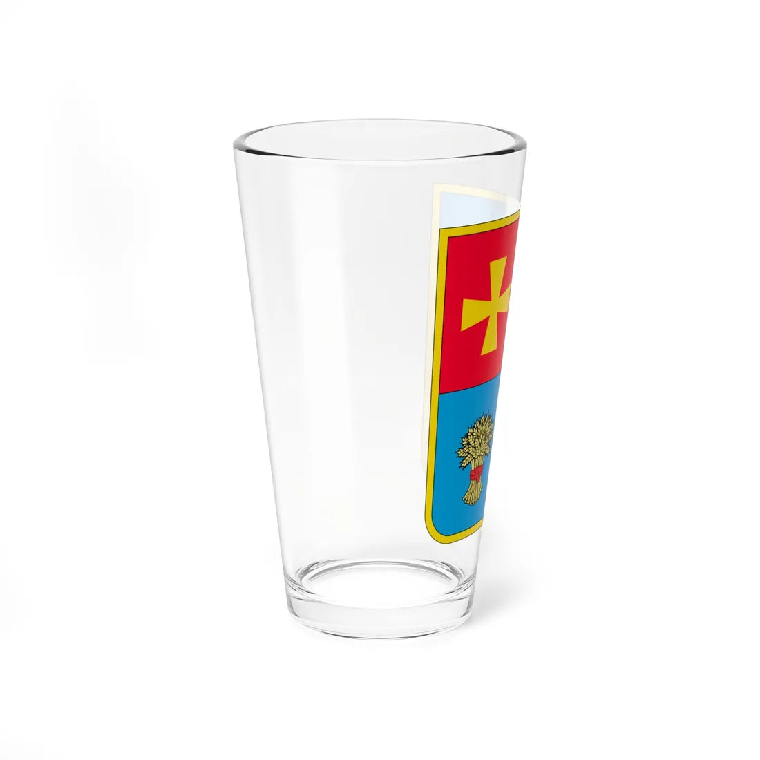 Coat of arms of Konotop Raion (Ukraine) (Coat of Arms) Pint Glass 16oz - Go Mug Yourself