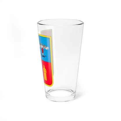 Coat of arms of Konotop Raion (Ukraine) (Coat of Arms) Pint Glass 16oz - Go Mug Yourself