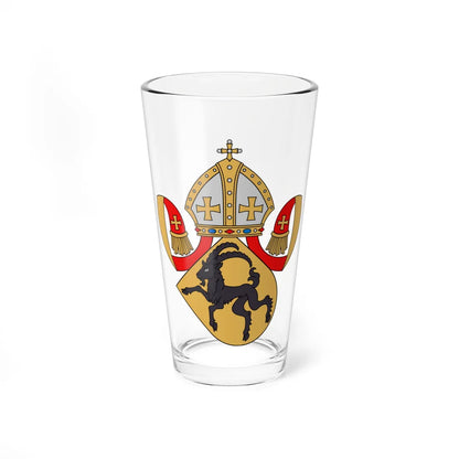 Coat of arms of Konrad Bitz (Finland) (Coat of Arms) Pint Glass 16oz 16oz - Go Mug Yourself