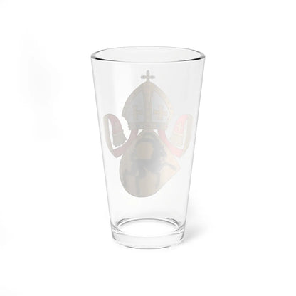 Coat of arms of Konrad Bitz (Finland) (Coat of Arms) Pint Glass 16oz - Go Mug Yourself