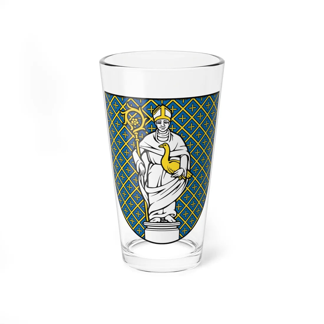 Coat of Arms of Kopernica (Slovakia) (Coat of Arms) Pint Glass 16oz 16oz - Go Mug Yourself