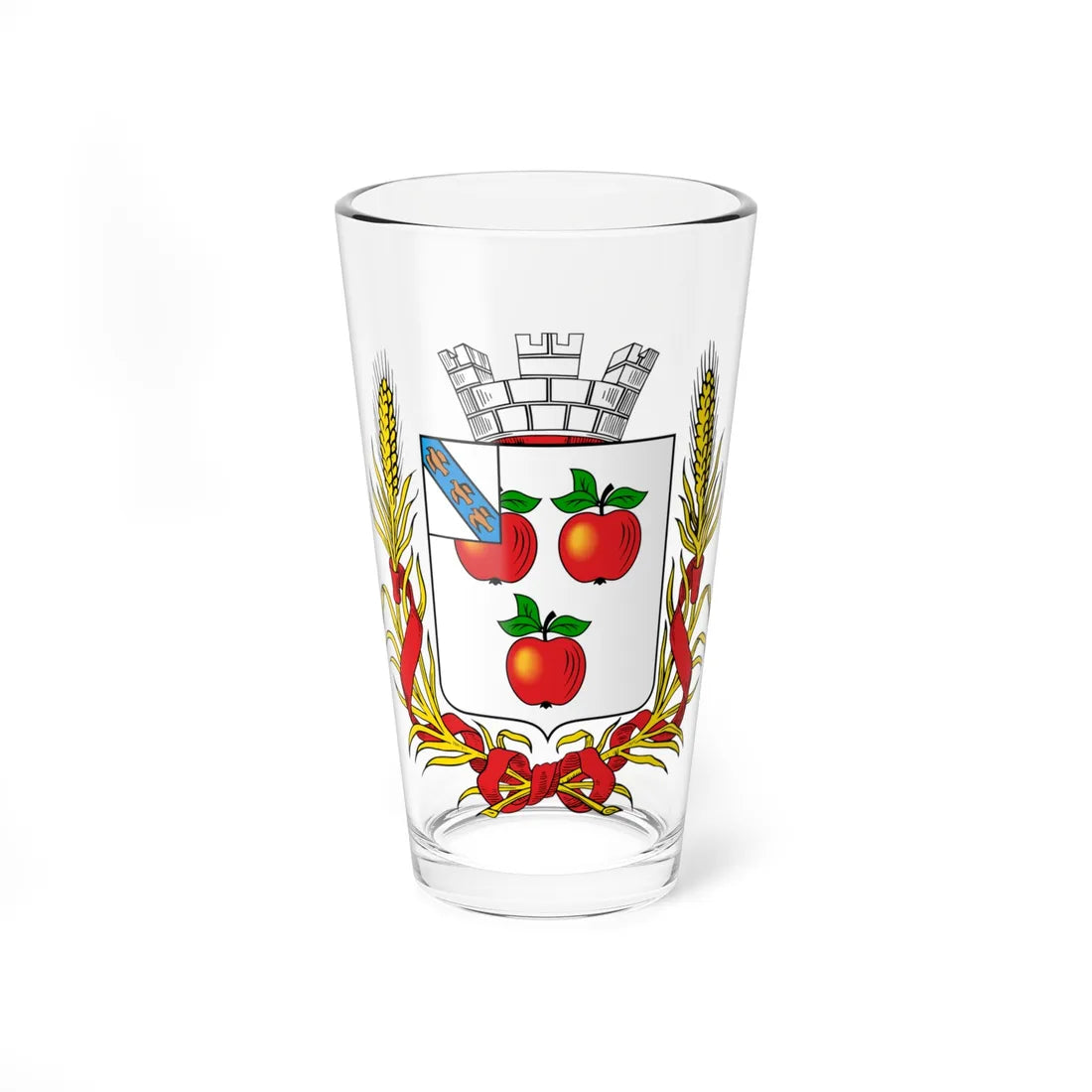 Coat of arms of Korocha 1860 (Russia) (Coat of Arms) Pint Glass 16oz 16oz - Go Mug Yourself