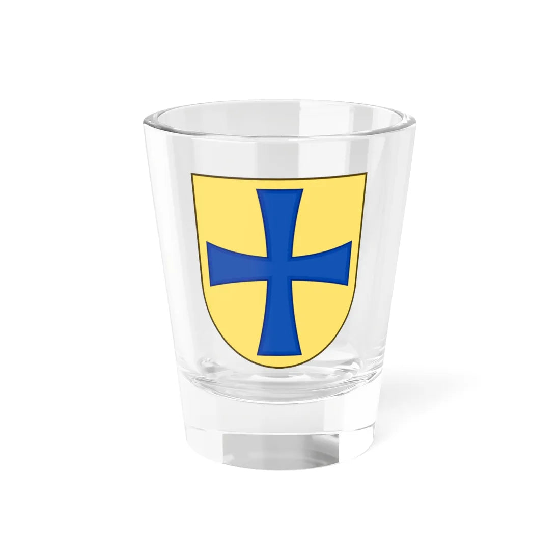 Coat of arms of Korsør (Denmark) (Coat of Arms) Shot Glass 1.5oz 1.5oz - Go Mug Yourself