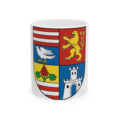 Coat Of Arms Of Kosice Region (Slovakia) White Coffee Mug 11oz - Go Mug Yourself