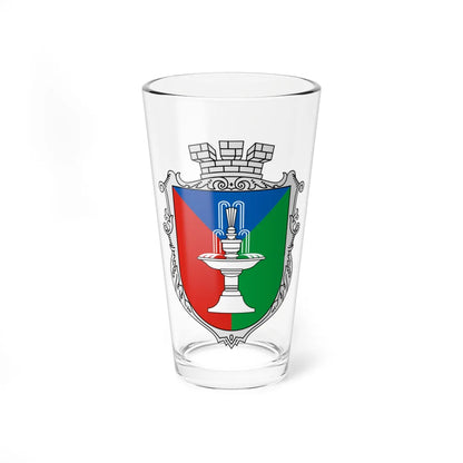 Coat of arms of Kostiantynivka (Ukraine) (Coat of Arms) Pint Glass 16oz 16oz - Go Mug Yourself