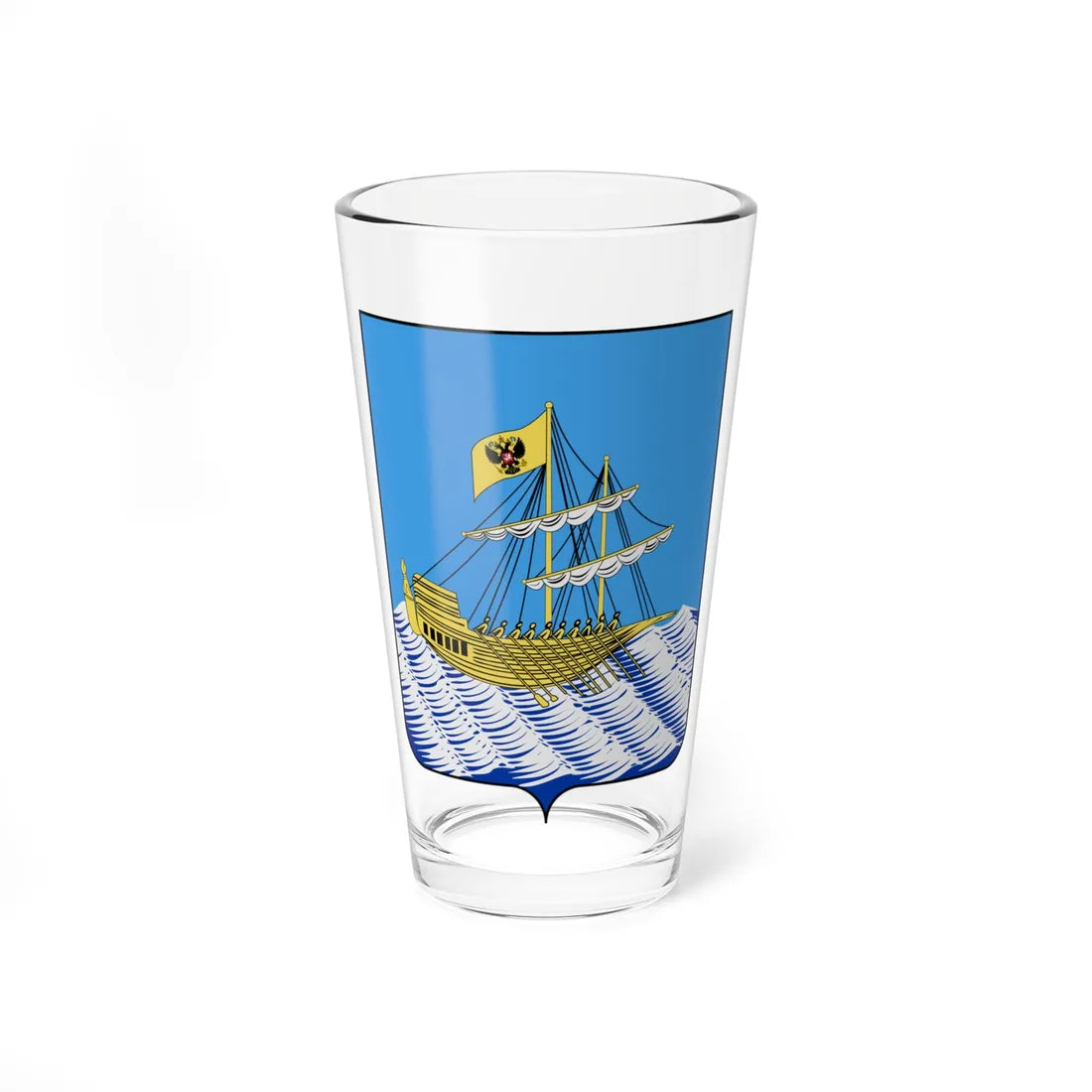 Coat of Arms of Kostroma (Russia) (Coat of Arms) Pint Glass 16oz 16oz - Go Mug Yourself