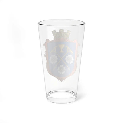 Coat of Arms of Krasiv (Ukraine) (Coat of Arms) Pint Glass 16oz - Go Mug Yourself