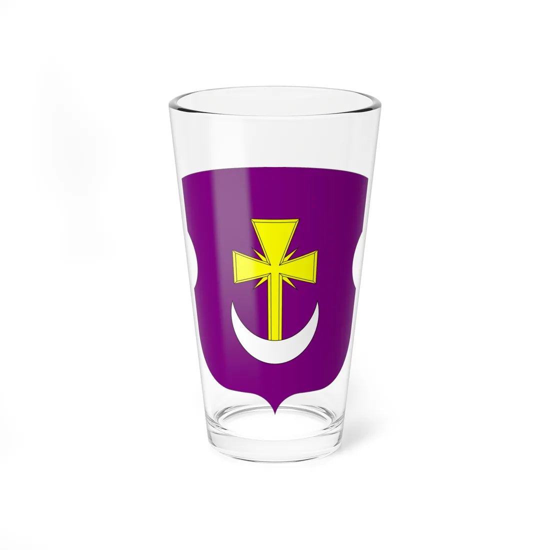 Coat of arms of Krasnopillia (Ukraine) (Coat of Arms) Pint Glass 16oz 16oz - Go Mug Yourself