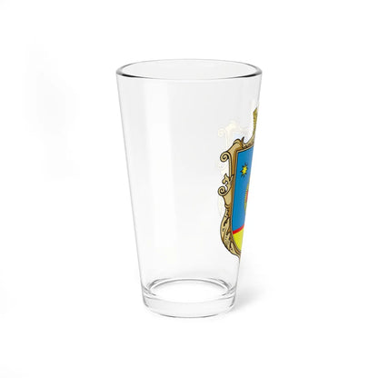 Coat of Arms of Krasnosillia Kropyvnytskyi Raion (Ukraine) (Coat of Arms) Pint Glass 16oz - Go Mug Yourself