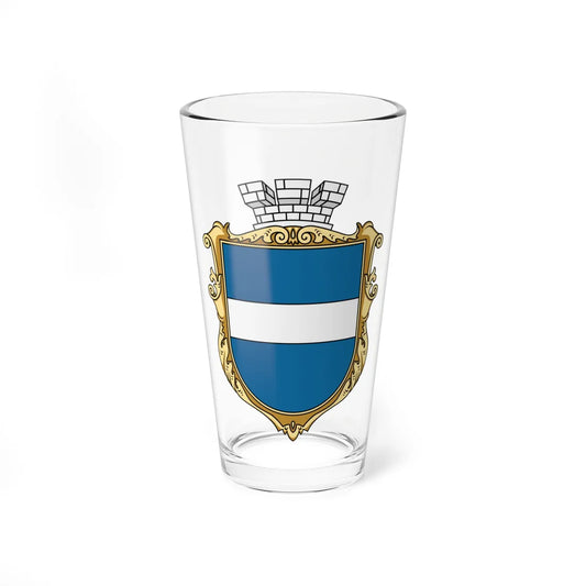 Coat of Arms of Kremenchuk (Ukraine) (Coat of Arms) Pint Glass 16oz 16oz - Go Mug Yourself