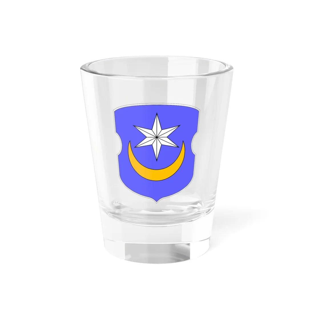 Coat of Arms of Kreva Belarus (Belarus) (Coat of Arms) Shot Glass 1.5oz 1.5oz - Go Mug Yourself