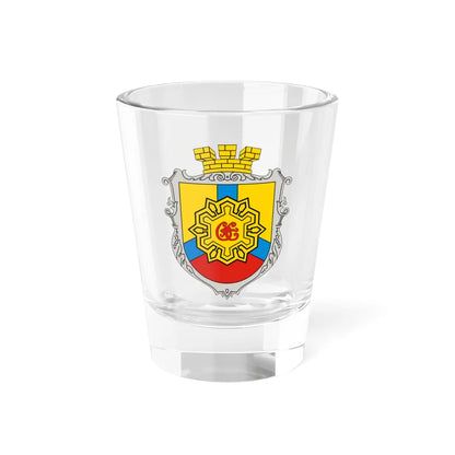 Coat of Arms of Kropyvnytskyi small (Ukraine) (Coat of Arms) Shot Glass 1.5oz 1.5oz - Go Mug Yourself