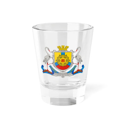 Coat of Arms of Kropyvnytskyi (Ukraine) (Coat of Arms) Shot Glass 1.5oz 1.5oz - Go Mug Yourself