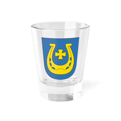 Coat of Arms of Kruhlaje (Belarus) (Coat of Arms) Shot Glass 1.5oz 1.5oz - Go Mug Yourself