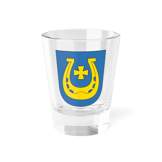 Coat of Arms of Kruhlaje (Belarus) (Coat of Arms) Shot Glass 1.5oz 1.5oz - Go Mug Yourself