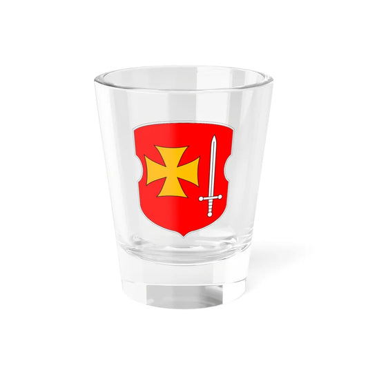 Coat of Arms of Kryčaŭ Belarus (Belarus) (Coat of Arms) Shot Glass 1.5oz 1.5oz - Go Mug Yourself