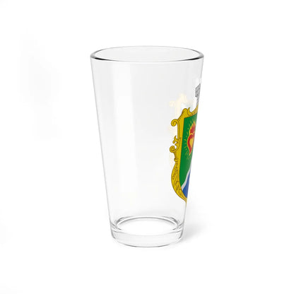Coat of Arms of Kurakhove (Ukraine) (Coat of Arms) Pint Glass 16oz - Go Mug Yourself