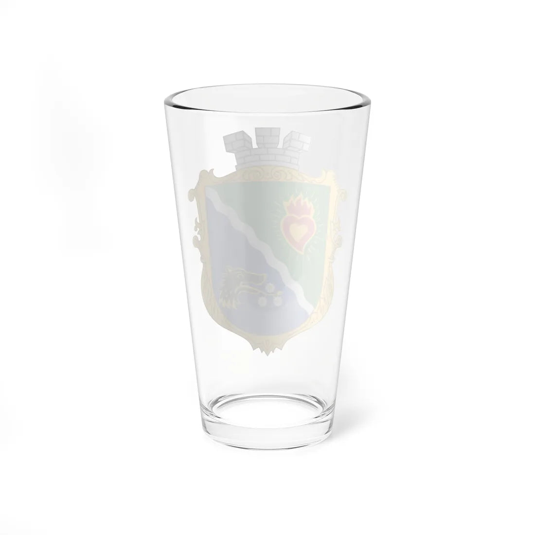 Coat of Arms of Kurakhove (Ukraine) (Coat of Arms) Pint Glass 16oz - Go Mug Yourself