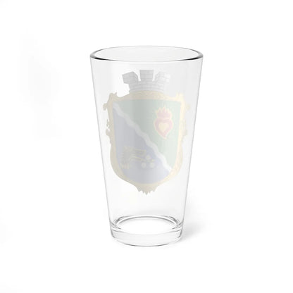 Coat of Arms of Kurakhove (Ukraine) (Coat of Arms) Pint Glass 16oz - Go Mug Yourself