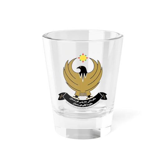 Coat of arms of Kurdistan Regional Government (Iraq) (Coat of Arms) Shot Glass 1.5oz 1.5oz - Go Mug Yourself