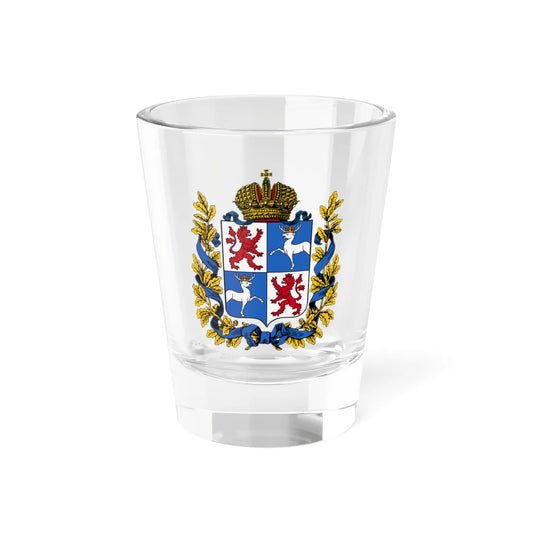Coat of arms of Kurlandia Governorate 1856 (Latvia) (Coat of Arms) Shot Glass 1.5oz 1.5oz - Go Mug Yourself