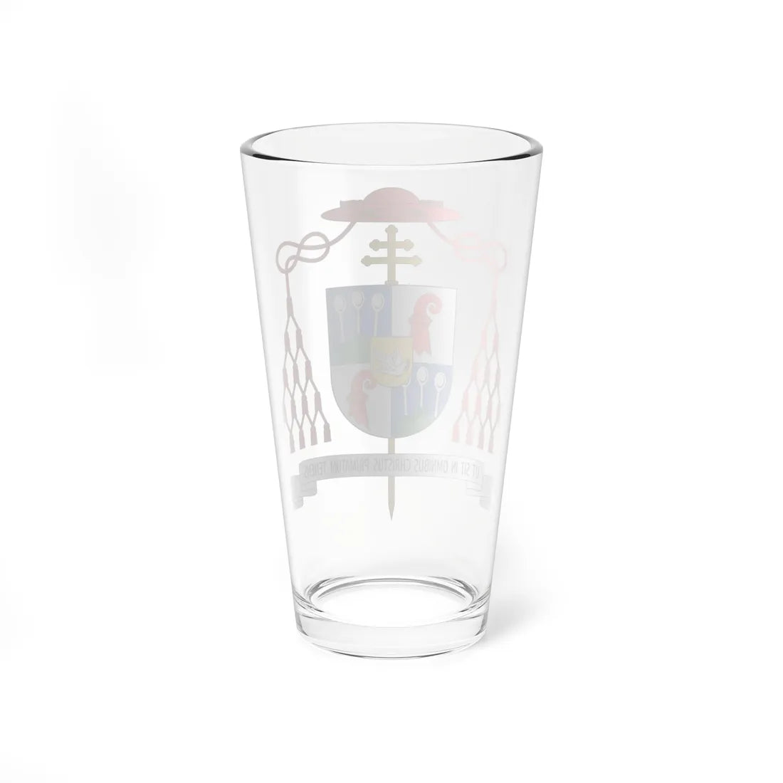 Coat of arms of Kurt Koch (Switzerland) (Coat of Arms) Pint Glass 16oz - Go Mug Yourself