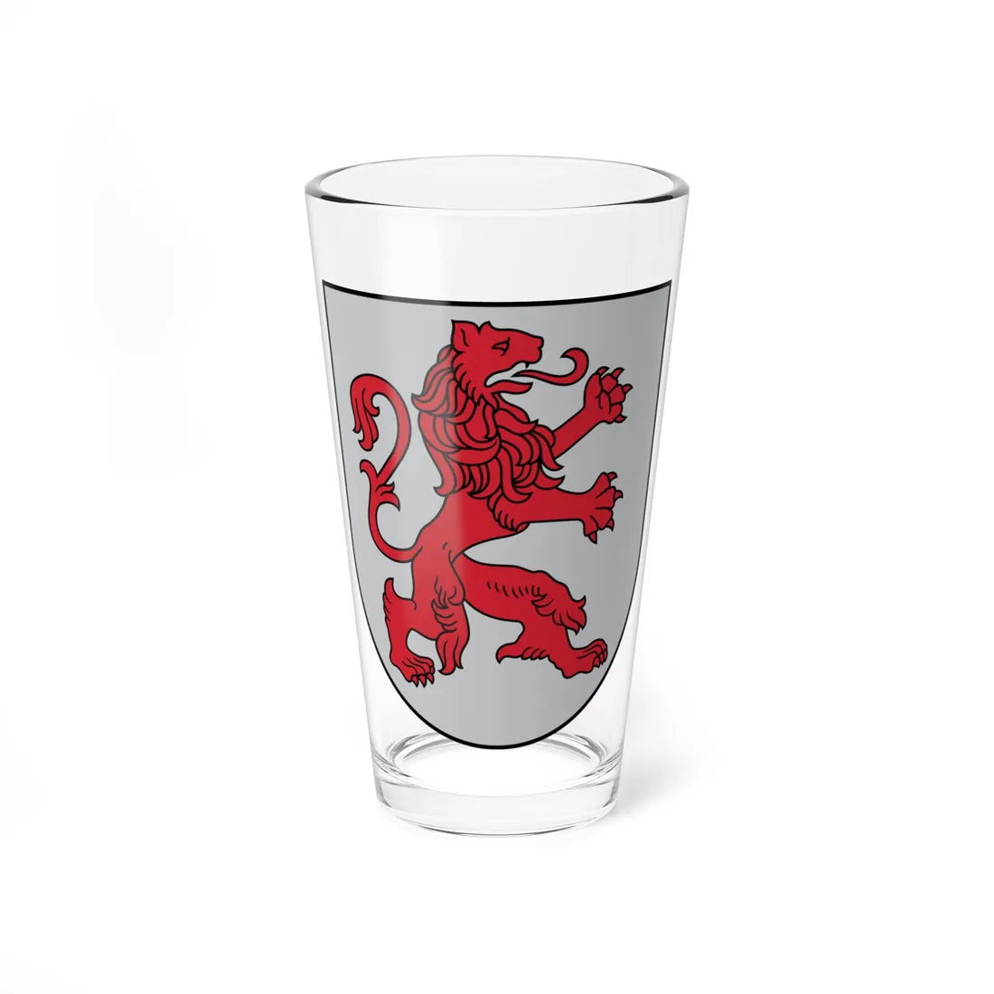 Coat of arms of Kurzeme (Latvia) (Coat of Arms) Pint Glass 16oz 16oz - Go Mug Yourself
