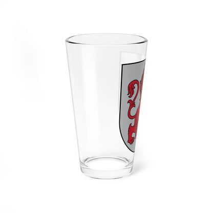 Coat of arms of Kurzeme (Latvia) (Coat of Arms) Pint Glass 16oz - Go Mug Yourself