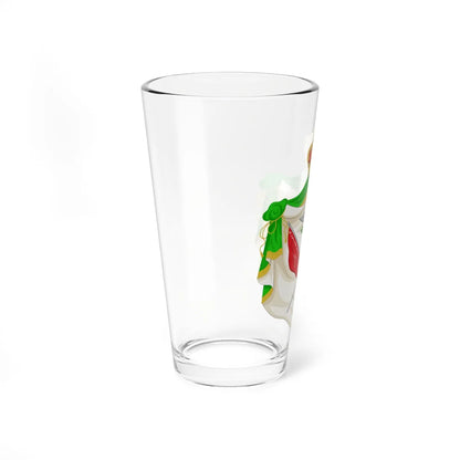 Coat of Arms of Kuwait 1940-1956 (Kuwait) (Coat of Arms) Pint Glass 16oz - Go Mug Yourself