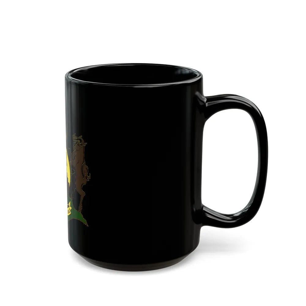 Coat of arms of KwaNdebele - Black Coffee Mug-Go Mug Yourself