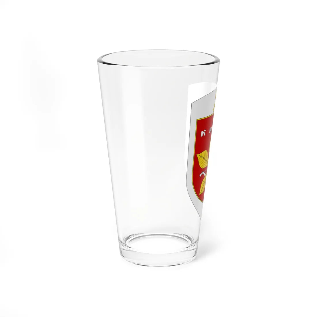Coat of Arms of Kyiv 1969-1995 (Ukraine) (Coat of Arms) Pint Glass 16oz - Go Mug Yourself